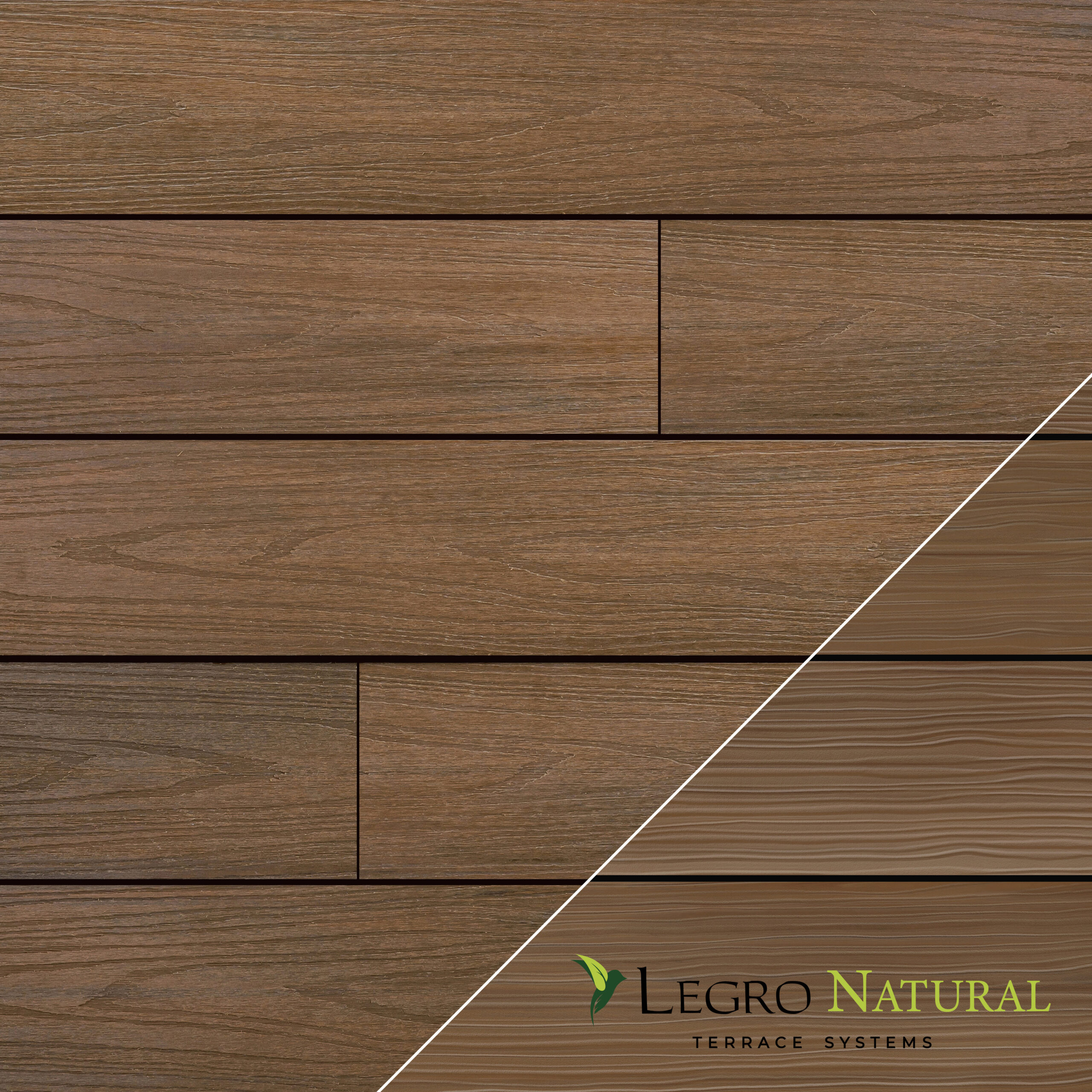 Terrassendiele LEGRO Natural DS 14 Teak 138*22*3000